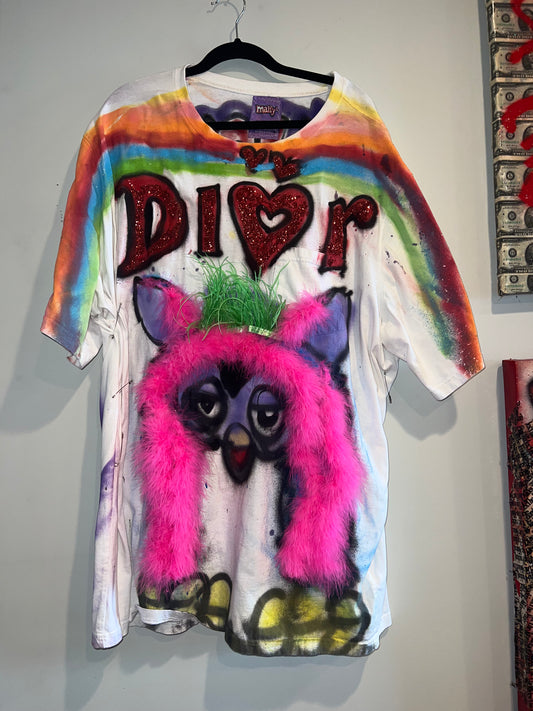 FUURRBY Oversized T dress