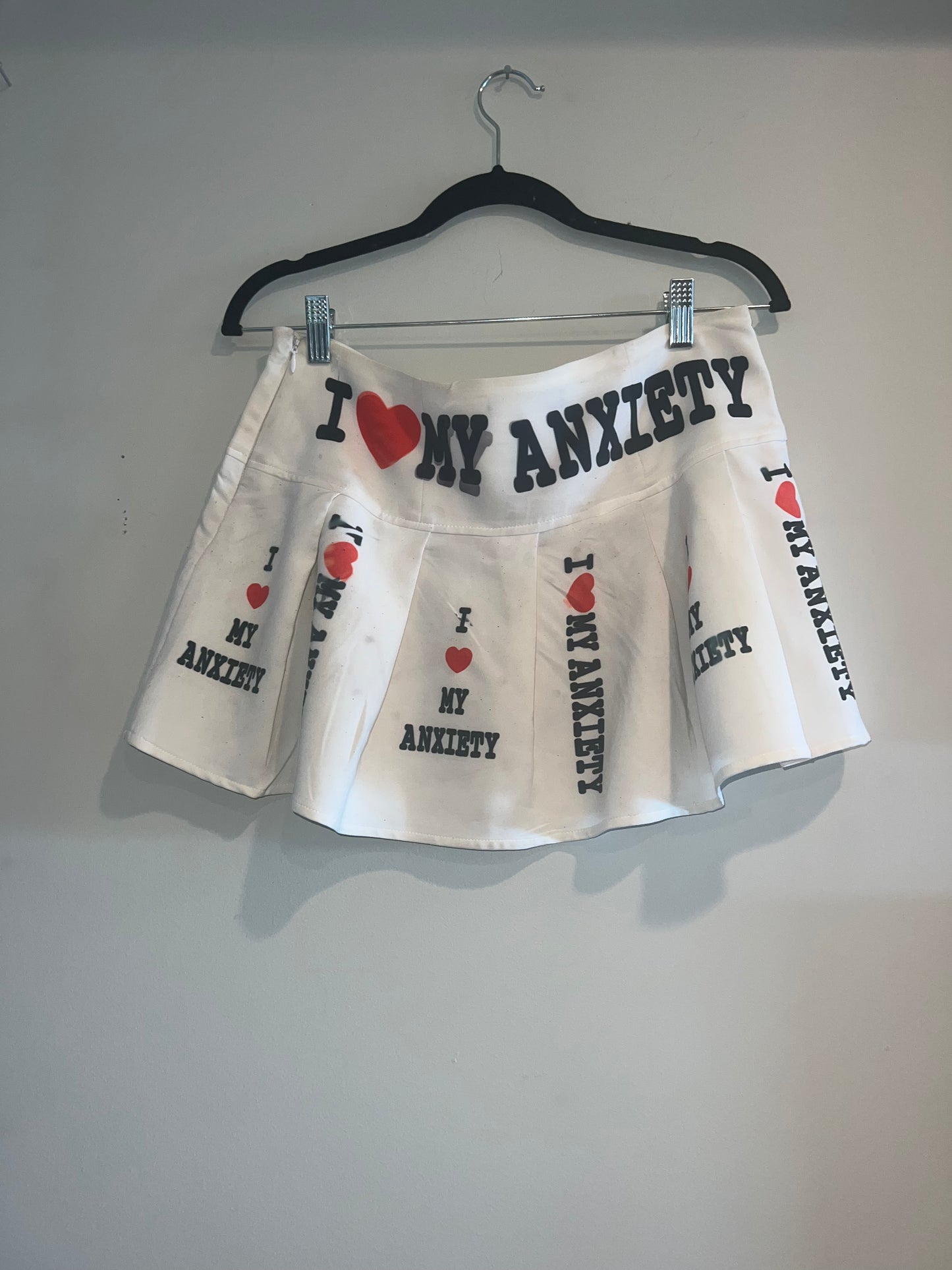I LUV MY ANXIETY SKIRT