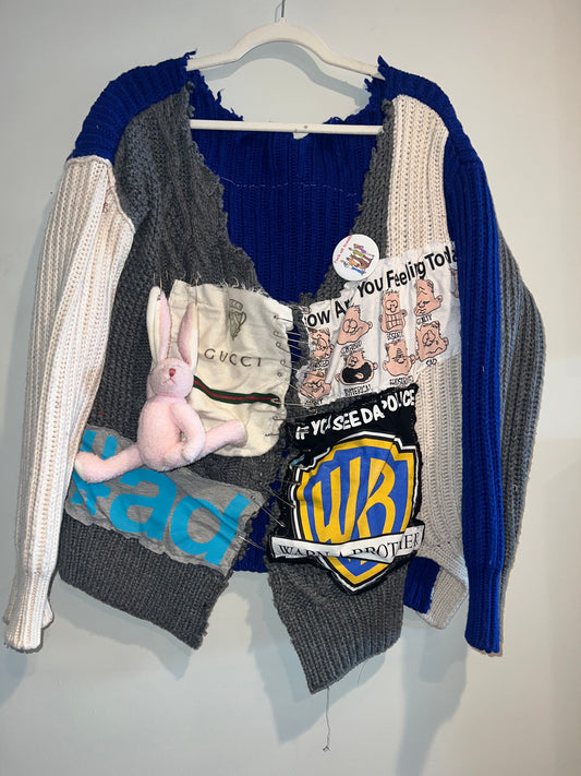 off the shoulder #AD SWEATER