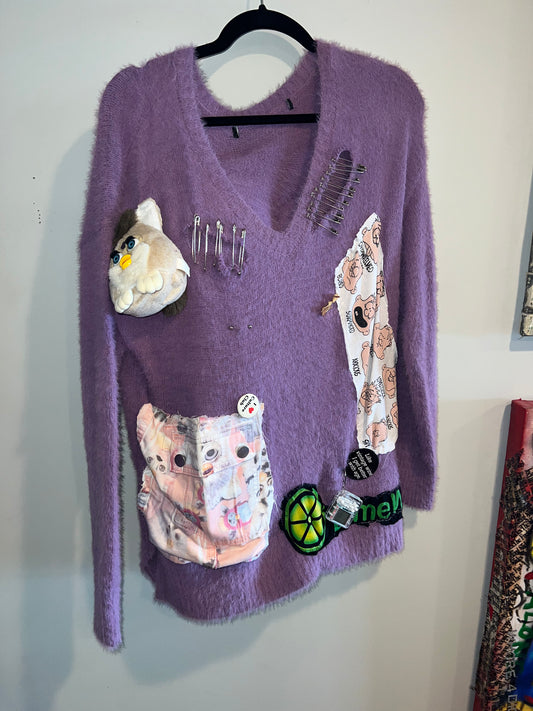 this sweater is wild
